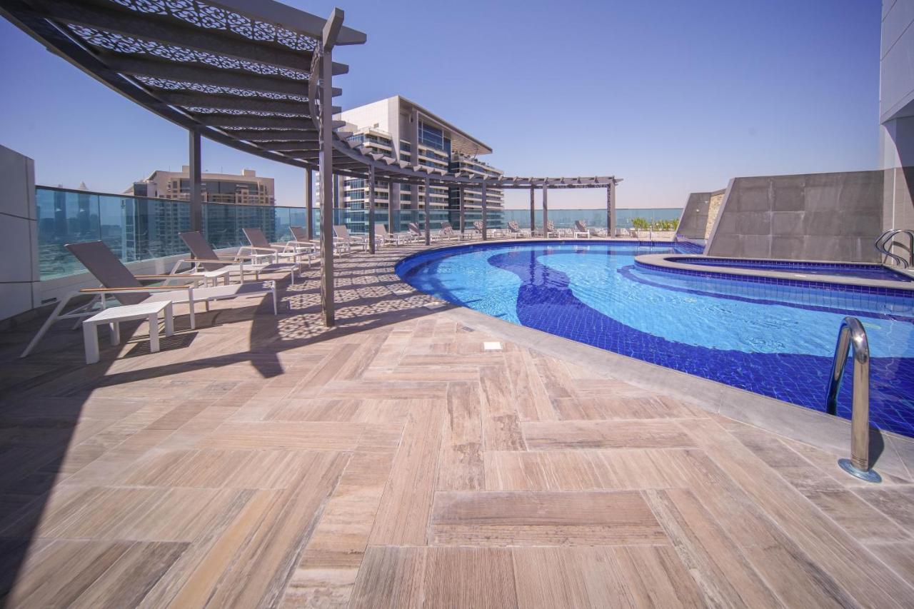 Elegant 2Br View With Rooftop Pool The Bay Dubai Eksteriør bilde