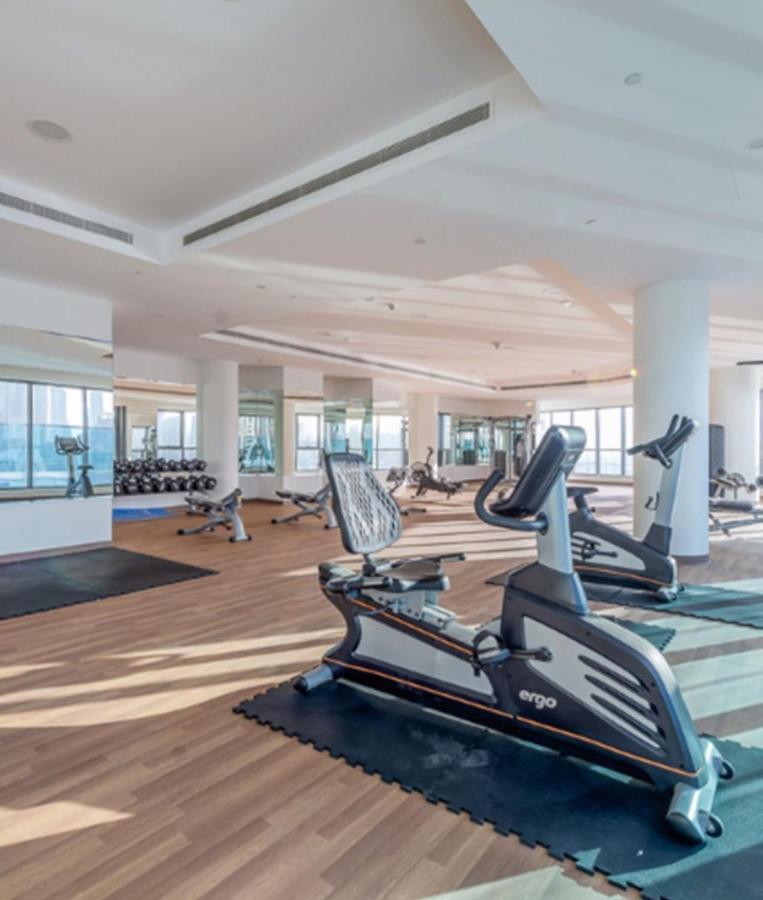Elegant 2Br View With Rooftop Pool The Bay Dubai Eksteriør bilde