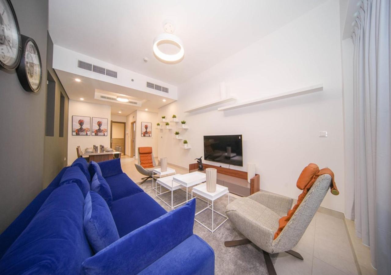 Elegant 2Br View With Rooftop Pool The Bay Dubai Eksteriør bilde