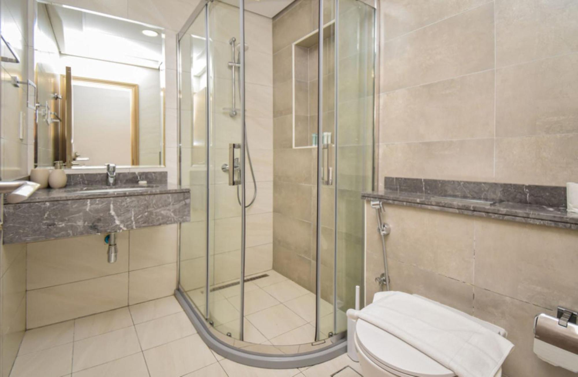 Elegant 2Br View With Rooftop Pool The Bay Dubai Eksteriør bilde